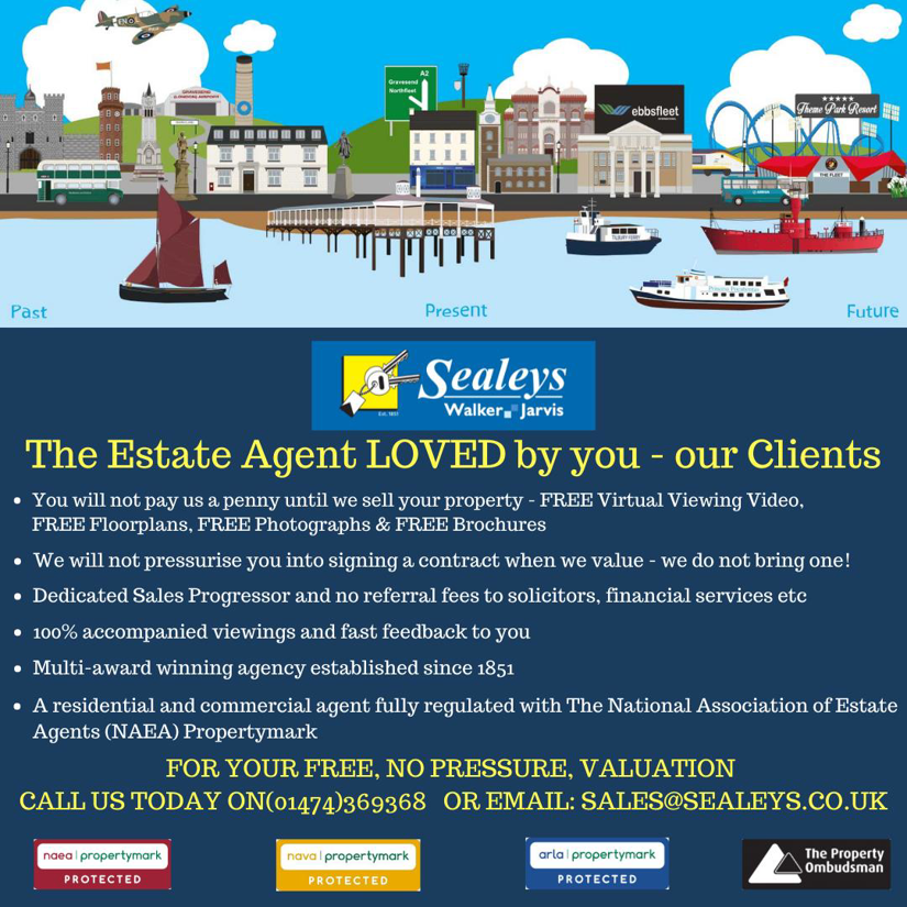 Darnley Road, Gravesend, Kent Sealeys Estate Agents Limited t/a